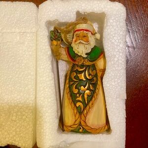 Jim Shore Heartwood Creek Santa Christmas Ornament